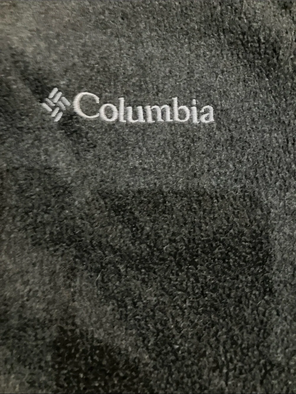 Columbia Mens Gray Fleece Vest - Full Zip Sz S EUC